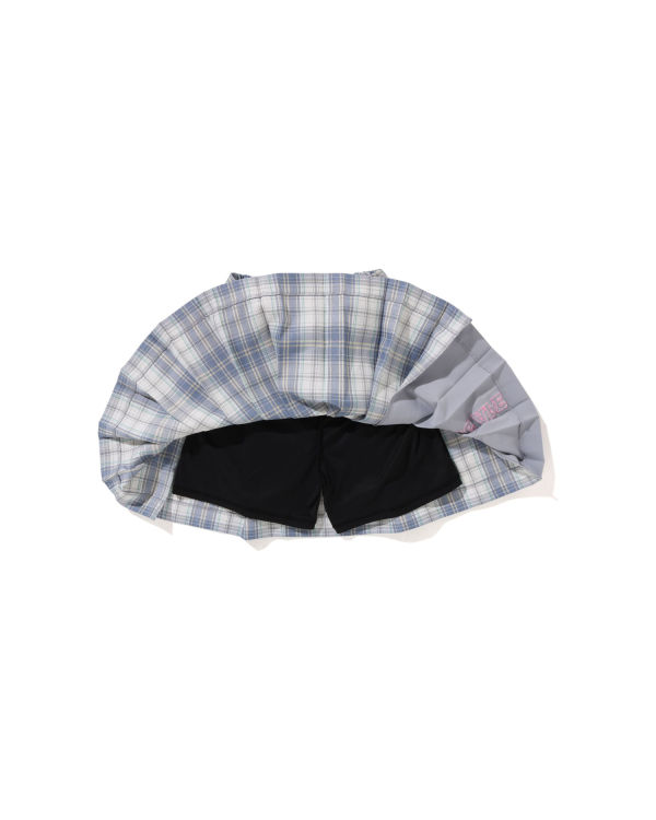 Dětské Sukně Bape Check Plisovaný Jr Blankyt | 19460DKMT