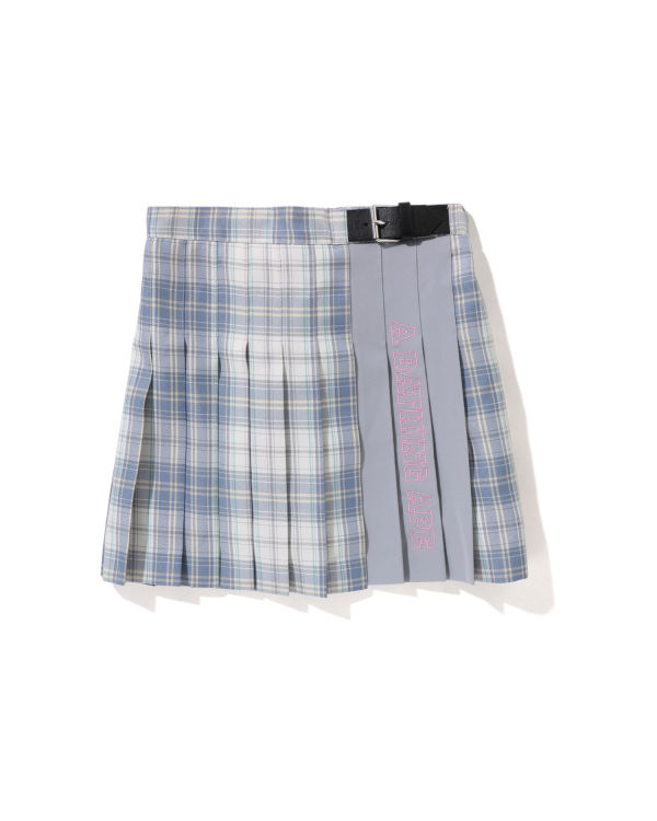 Dětské Sukně Bape Check Plisovaný Jr Blankyt | 19460DKMT