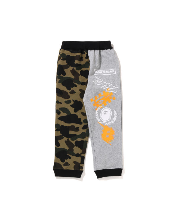 Dětské Tepláky Bape 1st Camo Team Emblem Print Zelene | 17859QVLX