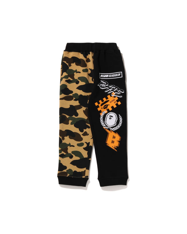 Dětské Tepláky Bape 1st Camo Team Emblem Print Žluté | 87231XVTM