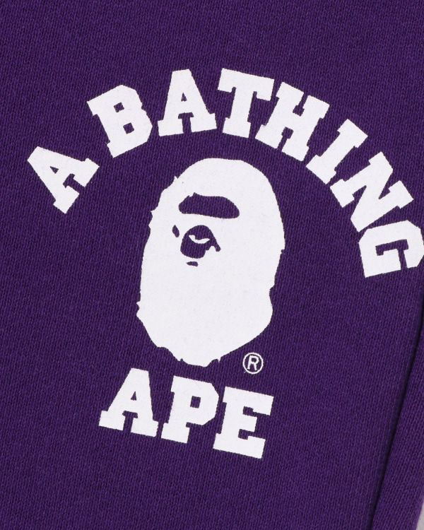 Dětské Tepláky Bape College Fialové | 26730RSVB
