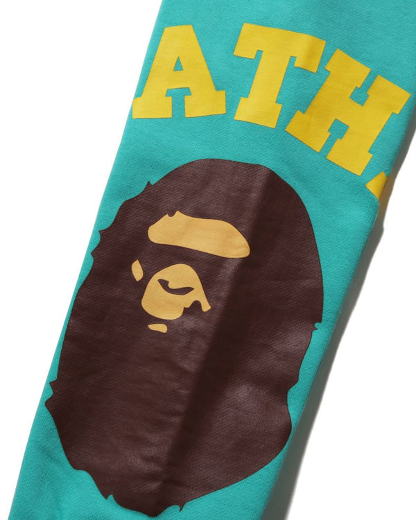 Dětské Tepláky Bape Giant College Mátově Zelená | 64803JEPK