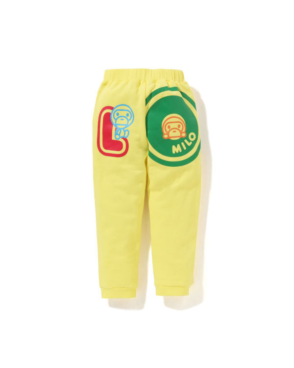 Dětské Tepláky Bape Milo Font Žluté | 43281OEXH