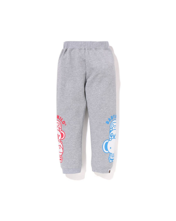 Dětské Tepláky Bape Milo Friends Šedé | 50896THKL