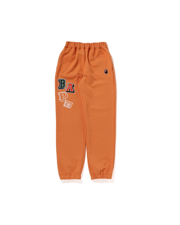 Dětské Tepláky Bape Multi Fonts JR Oranžové | 43617YFLS