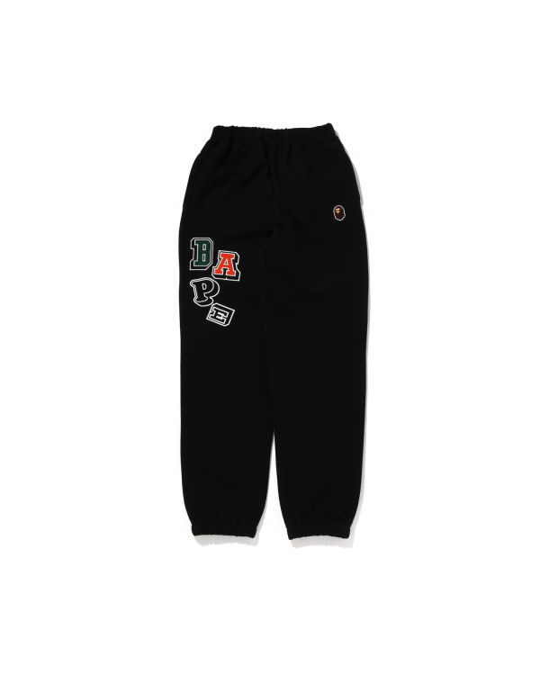 Dětské Tepláky Bape Multi Fonts JR Černé | 07963CHUW