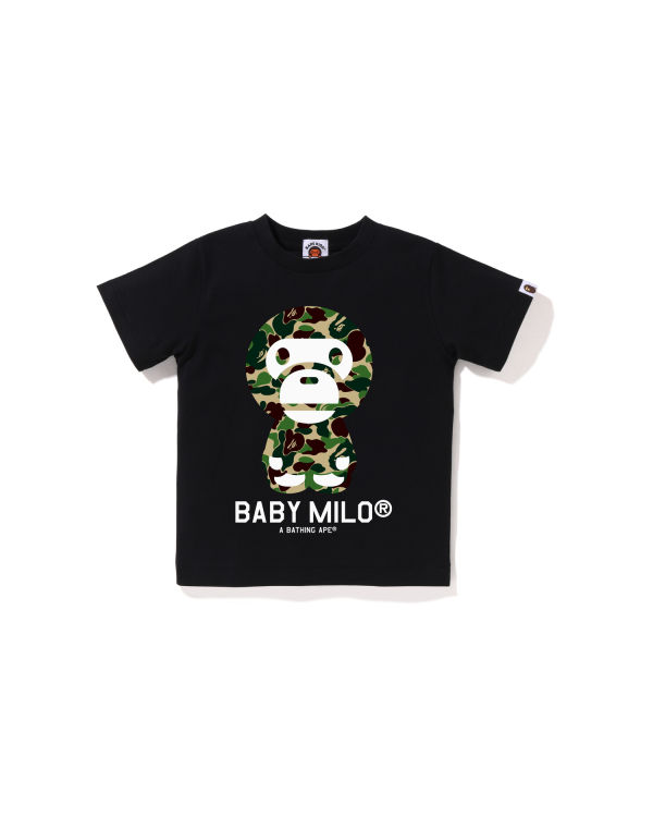Dětské Tričko Bape ABC Camo Milo Černé | 59612VAXK