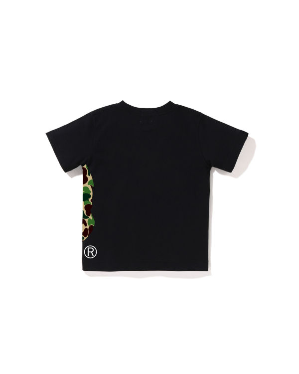 Dětské Tričko Bape ABC Camo Side Big Ape Head Černé | 06971YLBW