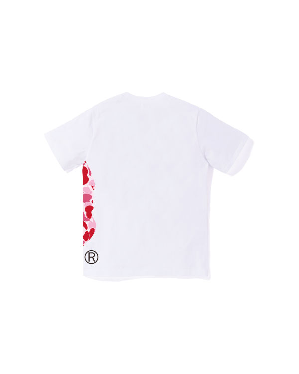 Dětské Tričko Bape ABC Camo Side Big Ape Head Jr Bílé | 20567VNRE