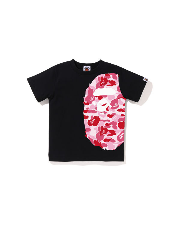 Dětské Tričko Bape ABC Camo Side Big Ape Head Černé | 21095EFCA