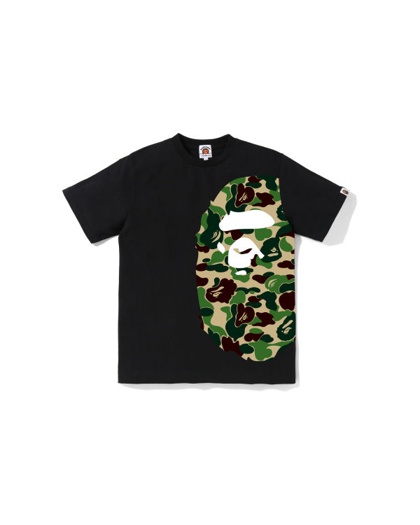Dětské Tričko Bape ABC Camo Side Big Ape Head Jr Černé | 27134KZLU