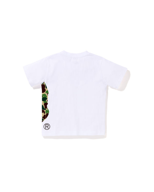 Dětské Tričko Bape ABC Camo Side Big Ape Head Bílé | 37425SORB