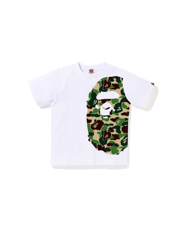 Dětské Tričko Bape ABC Camo Side Big Ape Head Bílé | 37425SORB