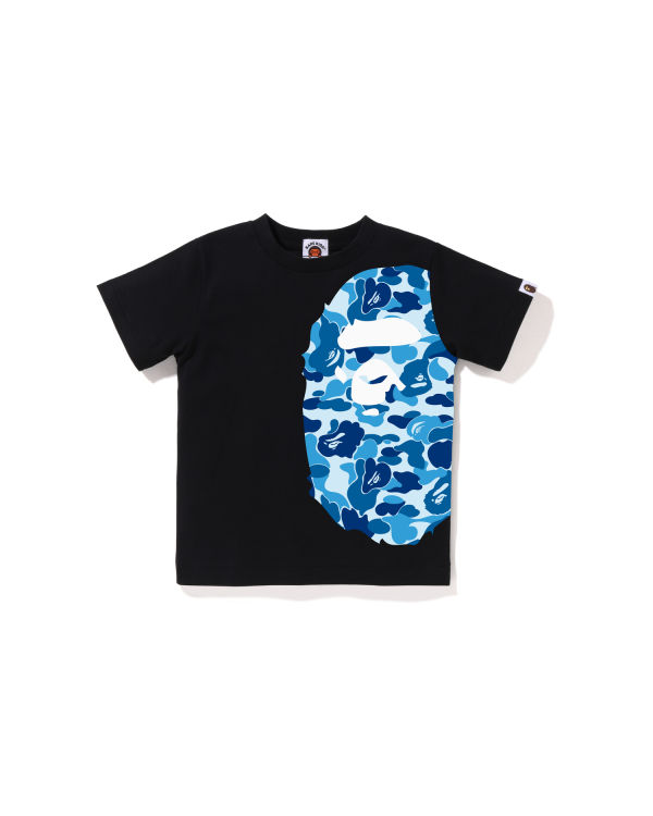 Dětské Tričko Bape ABC Camo Side Big Ape Head Černé | 37940DHZB