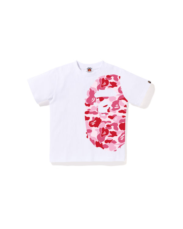 Dětské Tričko Bape ABC Camo Side Big Ape Head Bílé | 38017UCOM