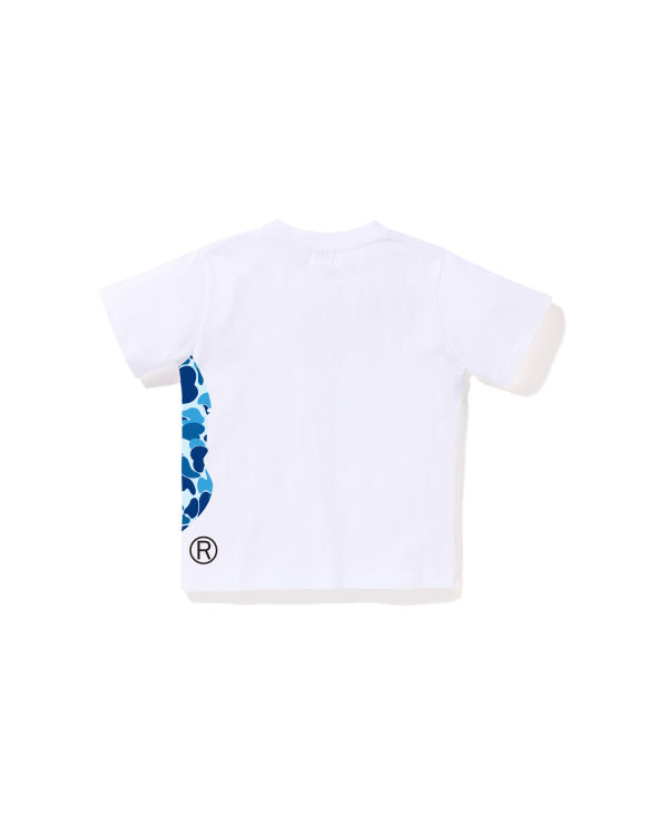 Dětské Tričko Bape ABC Camo Side Big Ape Head Bílé | 62501PVTR