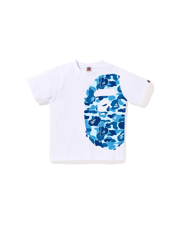 Dětské Tričko Bape ABC Camo Side Big Ape Head Bílé | 62501PVTR