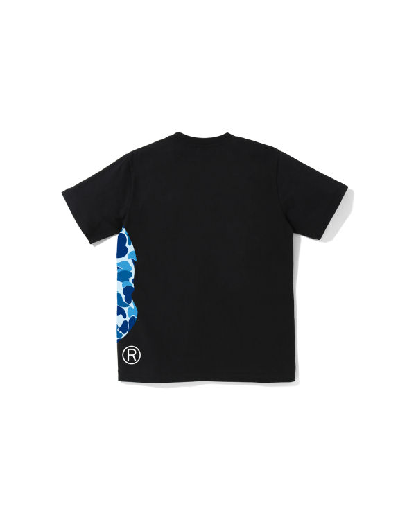 Dětské Tričko Bape ABC Camo Side Big Ape Head Jr Černé | 64570MDBE