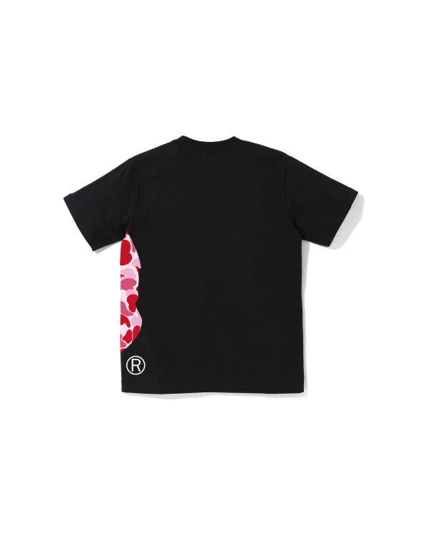 Dětské Tričko Bape ABC Camo Side Big Ape Head Jr Černé | 93814UEHA