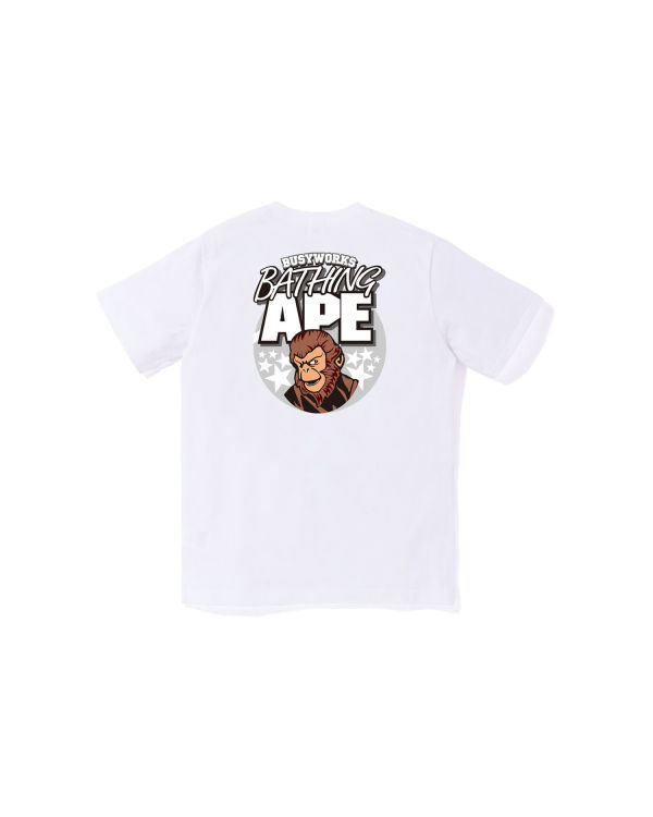 Dětské Tričko Bape Ape Jr Bílé | 69271VSZH