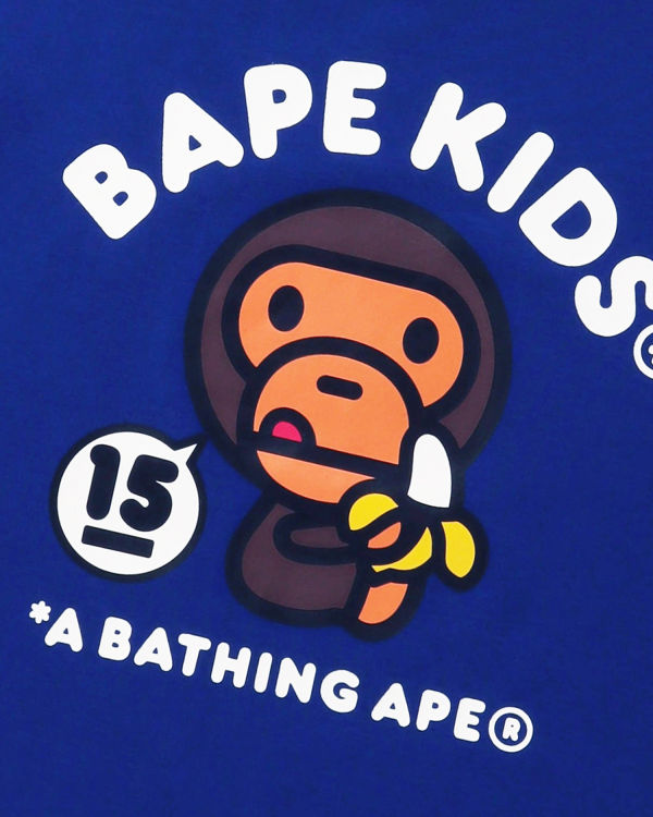 Dětské Tričko Bape BK15TH Anniversay Milo Blankyt | 67549BFCM