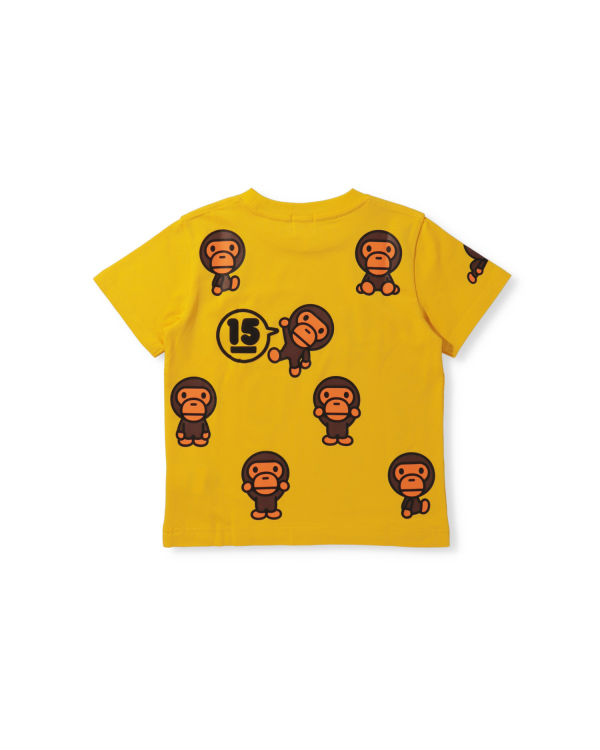 Dětské Tričko Bape BK15th Anniversary All Milo Žluté | 07295PCDA