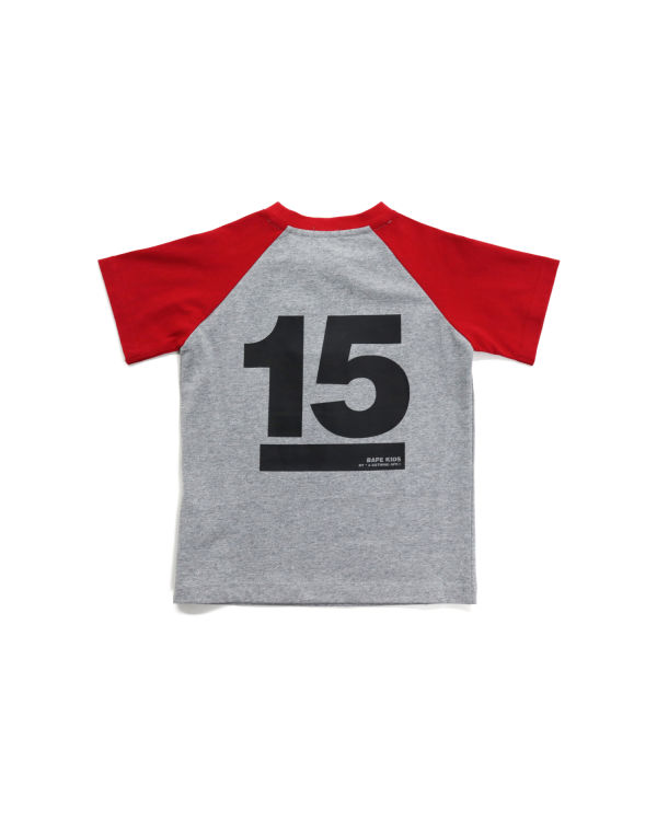 Dětské Tričko Bape BK15th Anniversary Ape Head Šedé | 13845MBEC