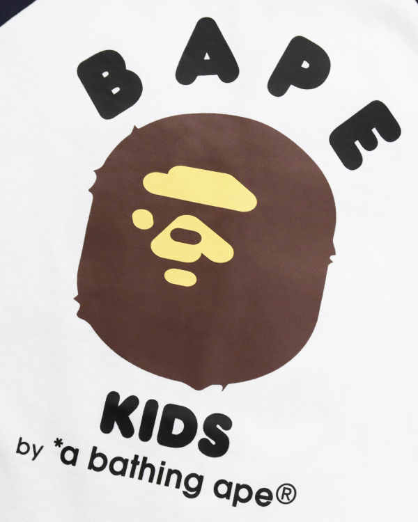 Dětské Tričko Bape BK15th Anniversary Ape Head Bílé | 94517FNMA