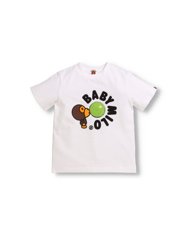 Dětské Tričko Bape Boa Fleece Milo Gum Bílé | 64213QBWR