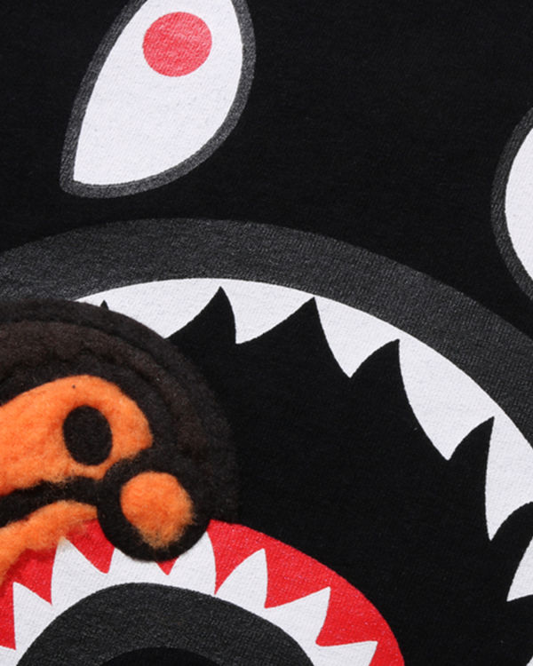 Dětské Tričko Bape Boa Fleece Milo Shark Černé | 94038LIOK
