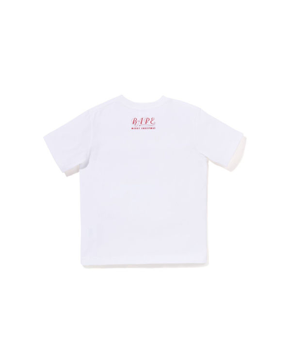 Dětské Tričko Bape Christmas Ape Head Bílé | 81264SKVZ