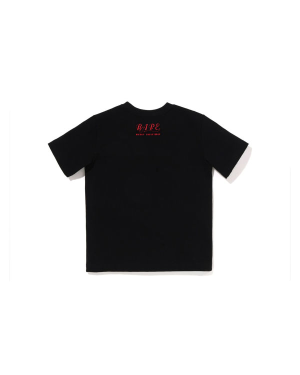 Dětské Tričko Bape Christmas Ape Head Černé | 73152QWGB