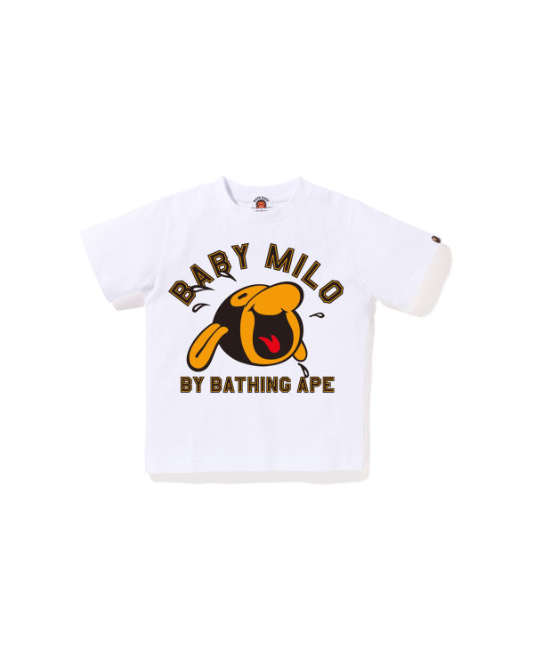 Dětské Tričko Bape Classic Milo Bílé | 10835SGJA