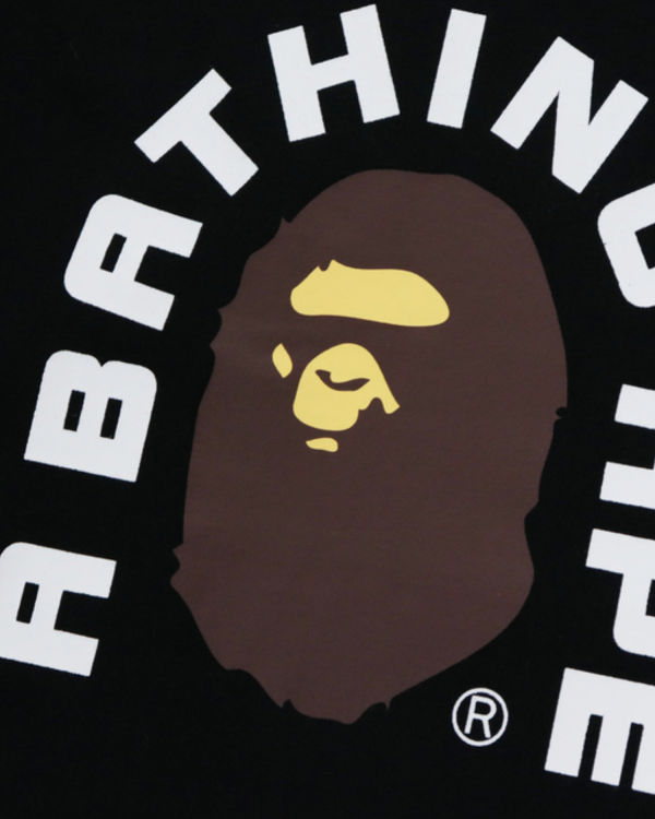 Dětské Tričko Bape College 2020 Černé | 80752CNUS
