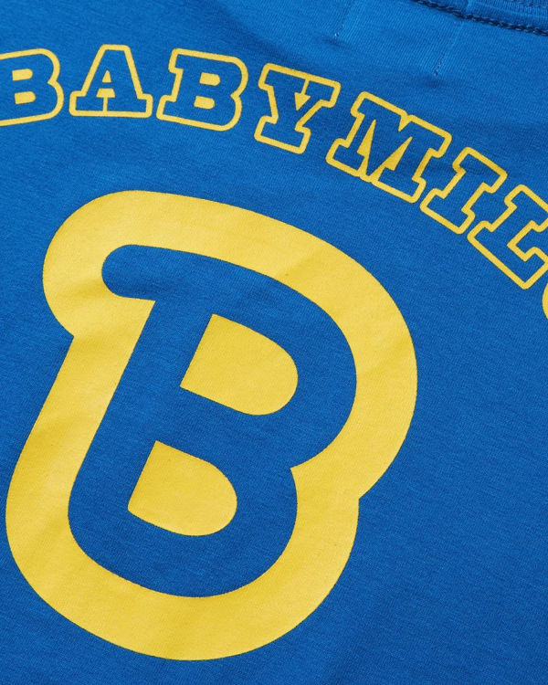 Dětské Tričko Bape Football Milo Blankyt | 36184AQKP