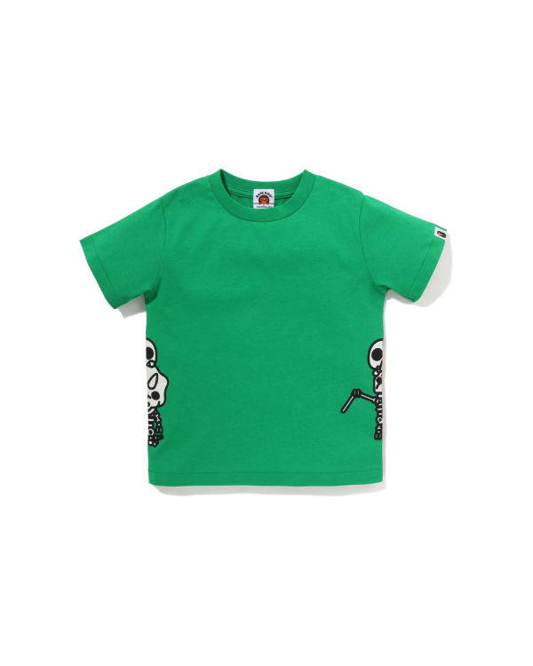 Dětské Tričko Bape Glow In The Dark Bone Dinosaur Světle Zelene | 10749LAGM