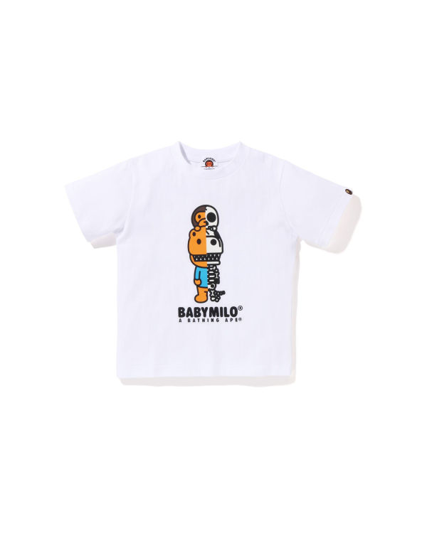 Dětské Tričko Bape Glow In The Dark Rex Bone Bílé | 50284CJBH