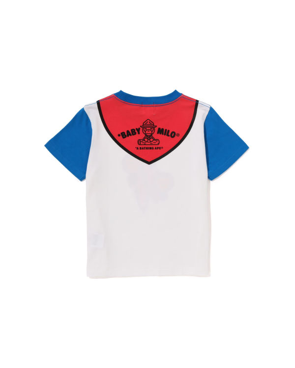 Dětské Tričko Bape Milo Boy Scout Chief Print Blankyt | 14072IWAL
