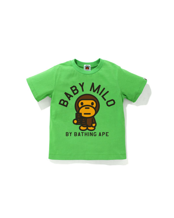 Dětské Tričko Bape Milo Chocolate Světle Zelene | 29680JKHG