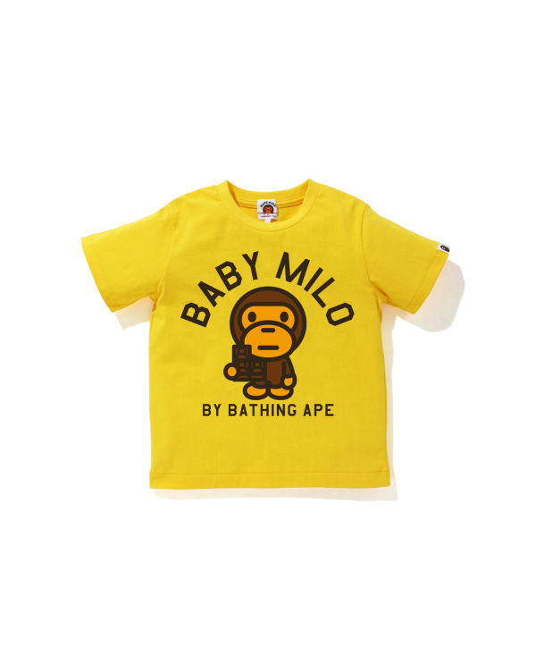 Dětské Tričko Bape Milo Chocolate Žluté | 41378GXCA