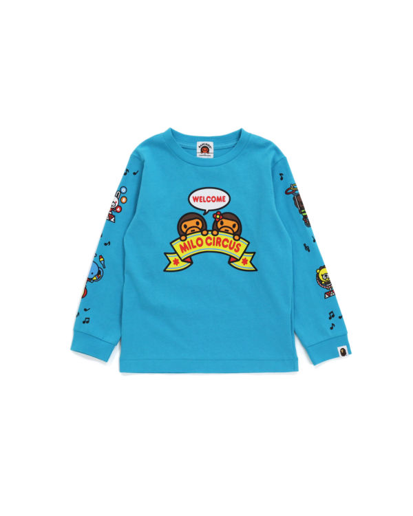 Dětské Tričko Bape Milo Circus L/S Blankyt | 78631CSKO
