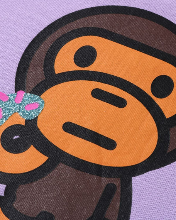 Dětské Tričko Bape Milo Donuts Frill Fialové | 16427DOCJ