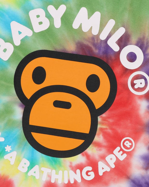 Dětské Tričko Bape Milo Dyed Oranžové | 50743VQDH