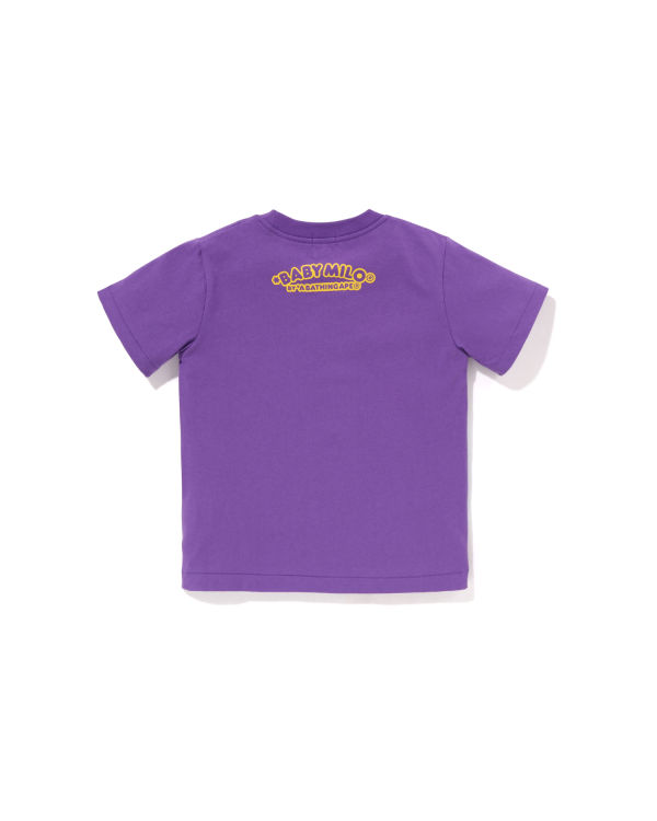 Dětské Tričko Bape Milo Fishing Print Fialové | 31648UKVB
