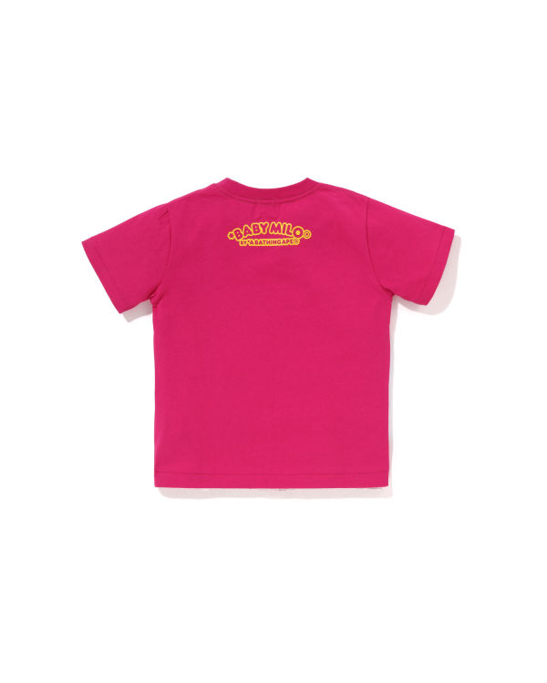 Dětské Tričko Bape Milo Fishing Print Růžové | 03476IXKP
