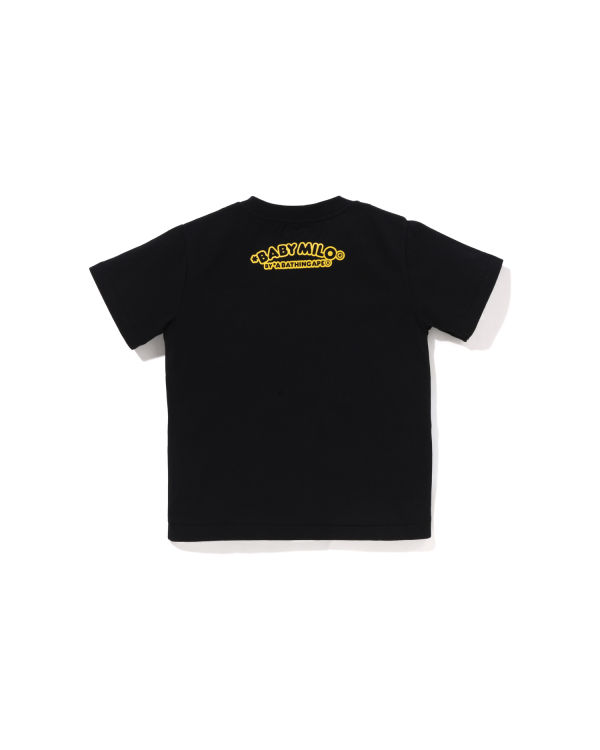 Dětské Tričko Bape Milo Fishing Print Černé | 81674OSFM