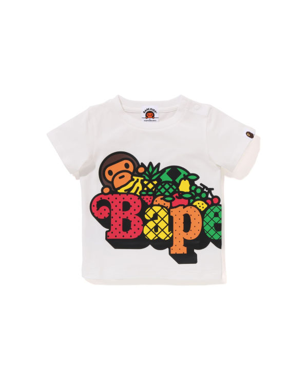 Dětské Tričko Bape Milo Fruit Bílé | 87594NLUG