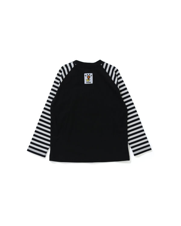 Dětské Tričko Bape Milo Glow In The Dark STA L/S Černé | 39084VDJR