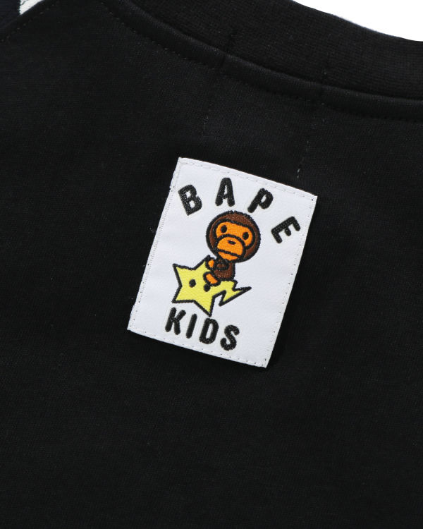 Dětské Tričko Bape Milo Glow In The Dark STA L/S Černé | 39084VDJR