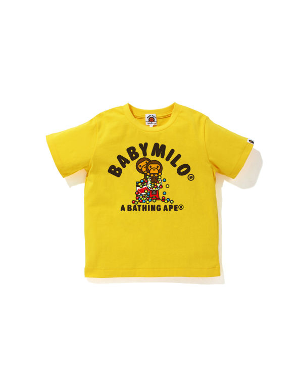Dětské Tričko Bape Milo Gum Ball Žluté | 58041QALV